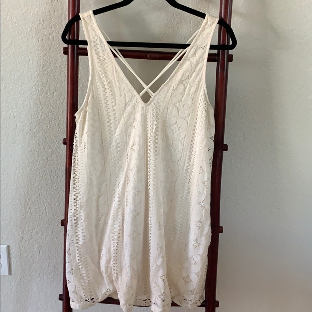 Cream Lace Dress